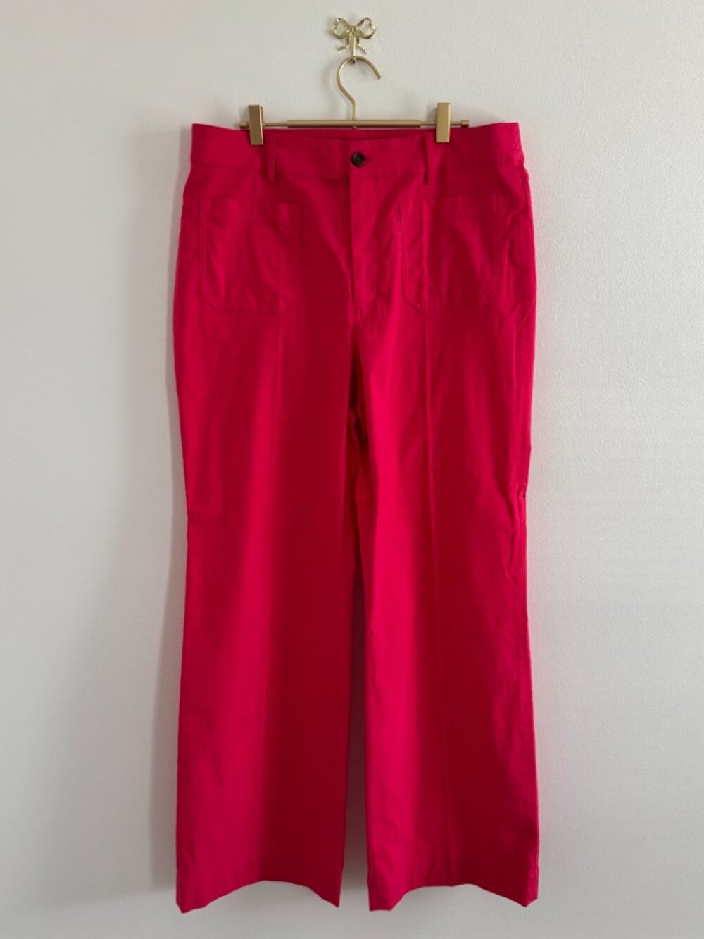NWT J.Crew Tall Lizzie High Rise Wide Leg pant 33 Tall - Picture 8 of 8